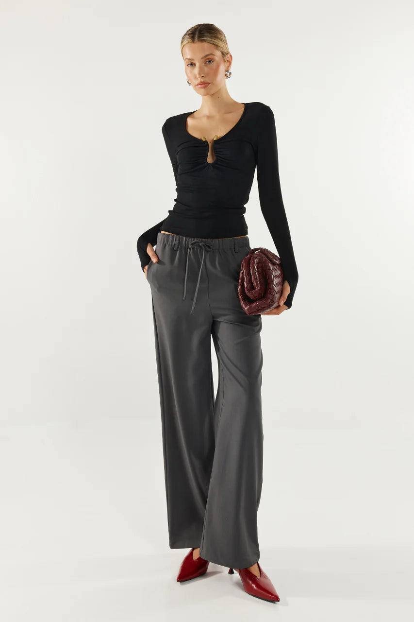 Freja Pants - Charcoal