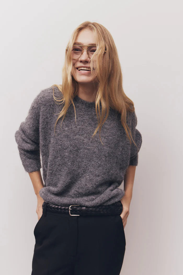 Rosmunda Sweater - Charcoal