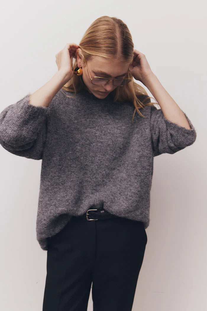 Rosmunda Sweater - Charcoal