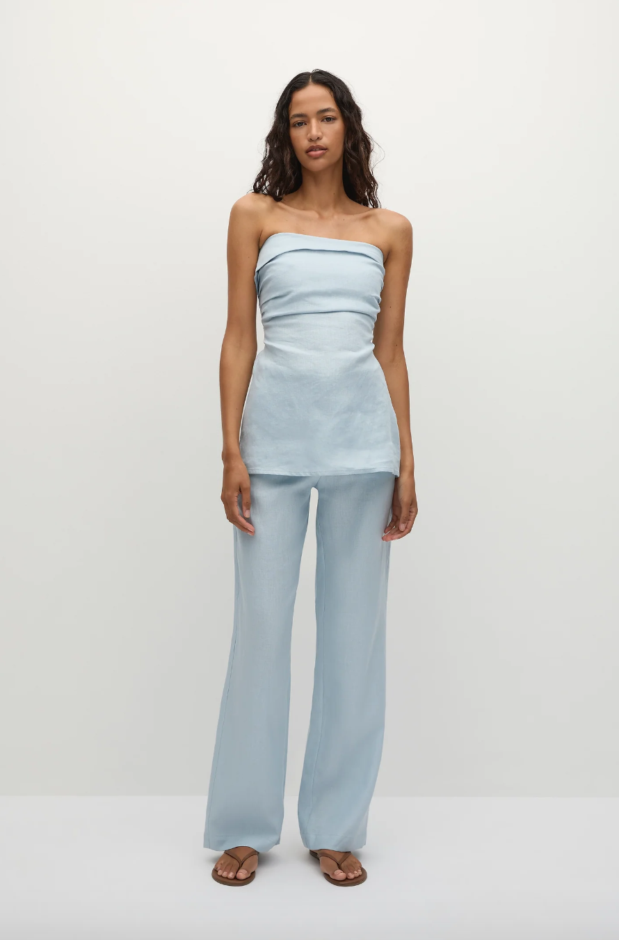 Boe Tunic Top - Sky Blue