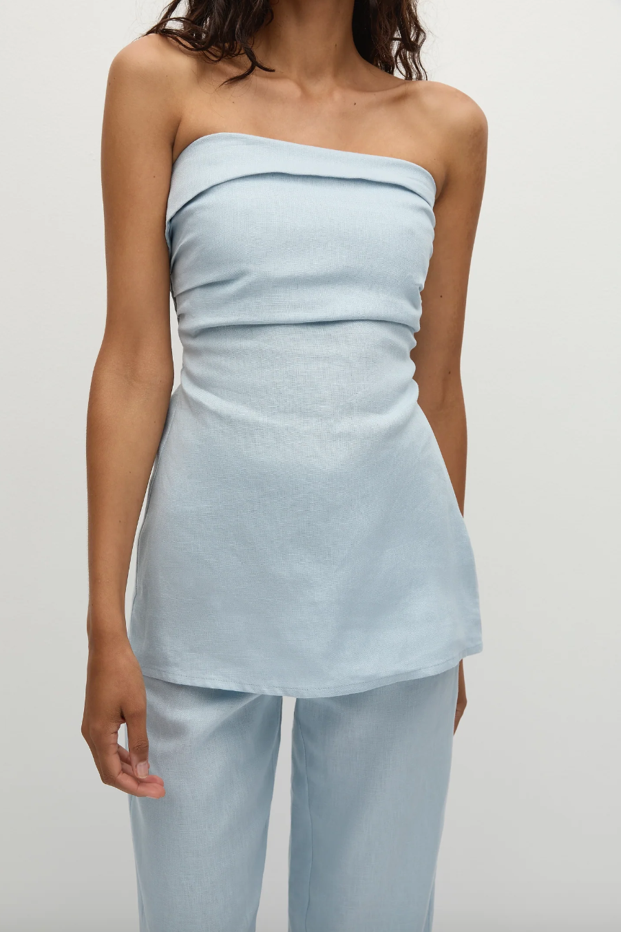 Boe Tunic Top - Sky Blue