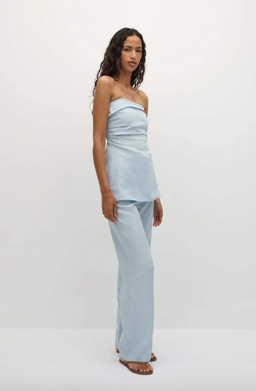 Boe Tunic Top - Sky Blue