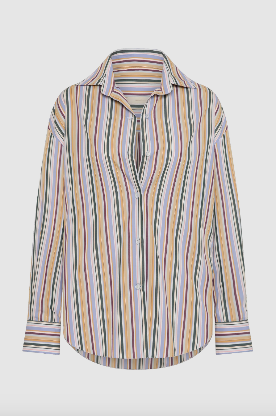 En Vau Oversized Shirt - Sifnos Stripe