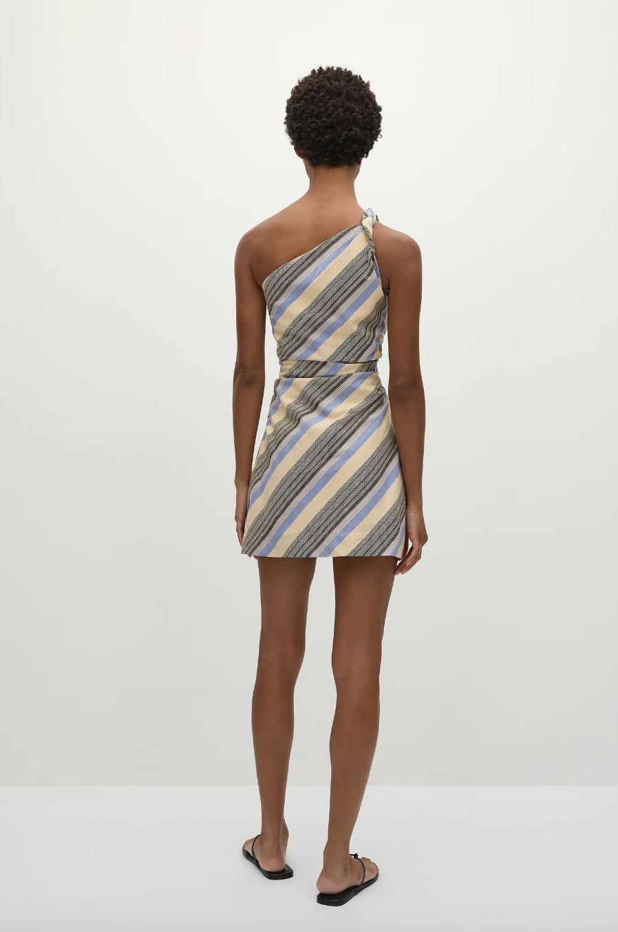 Marga Mini Dress - Marine Stripe