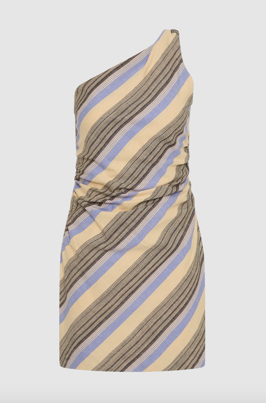 Marga Mini Dress - Marine Stripe