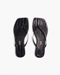 Square Toe Lily - Sable Croc
