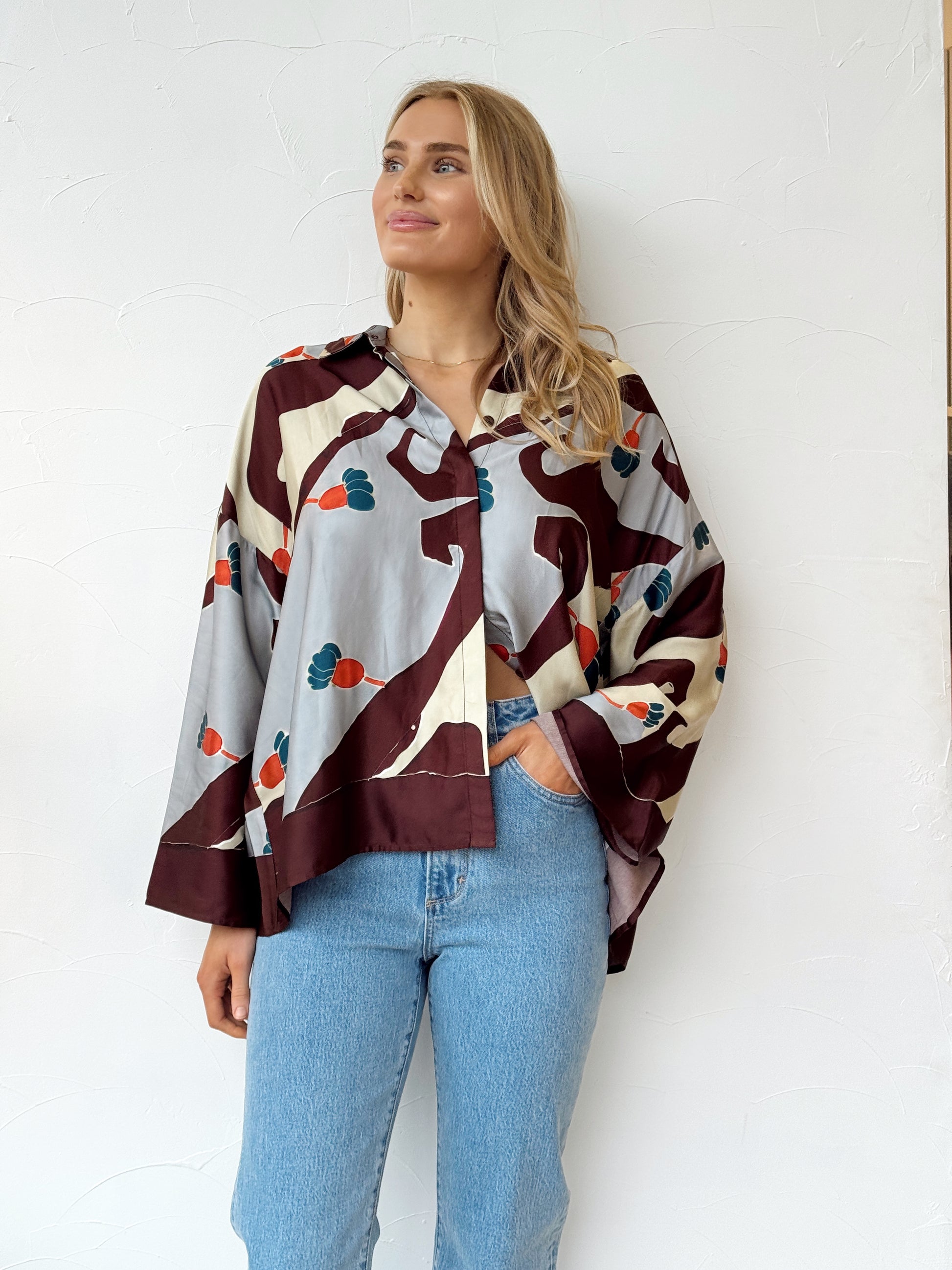 Karys Shirt - Mandaraki Floral