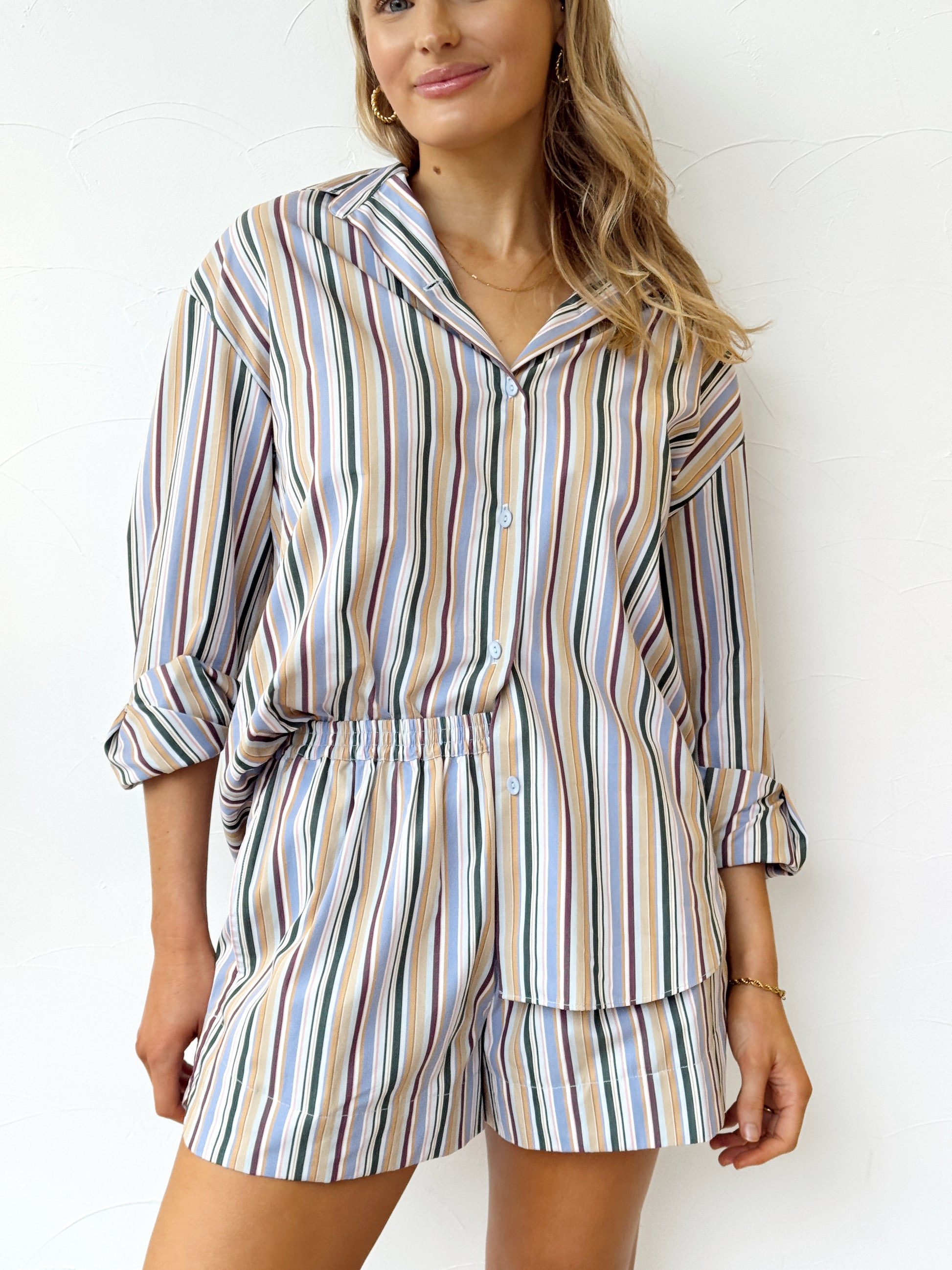 Lonia Shorts - Sifnos Stripe