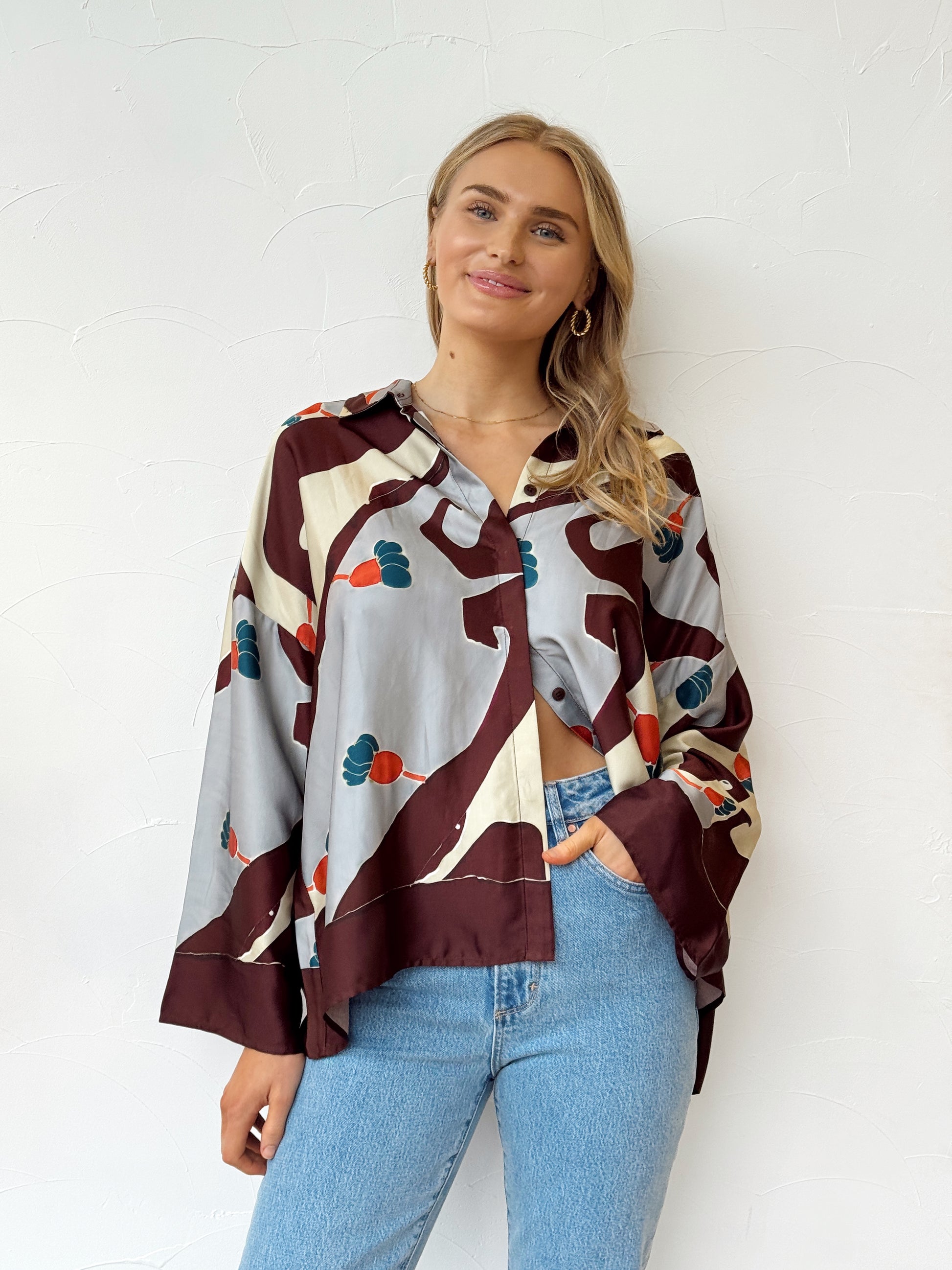 Karys Shirt - Mandaraki Floral