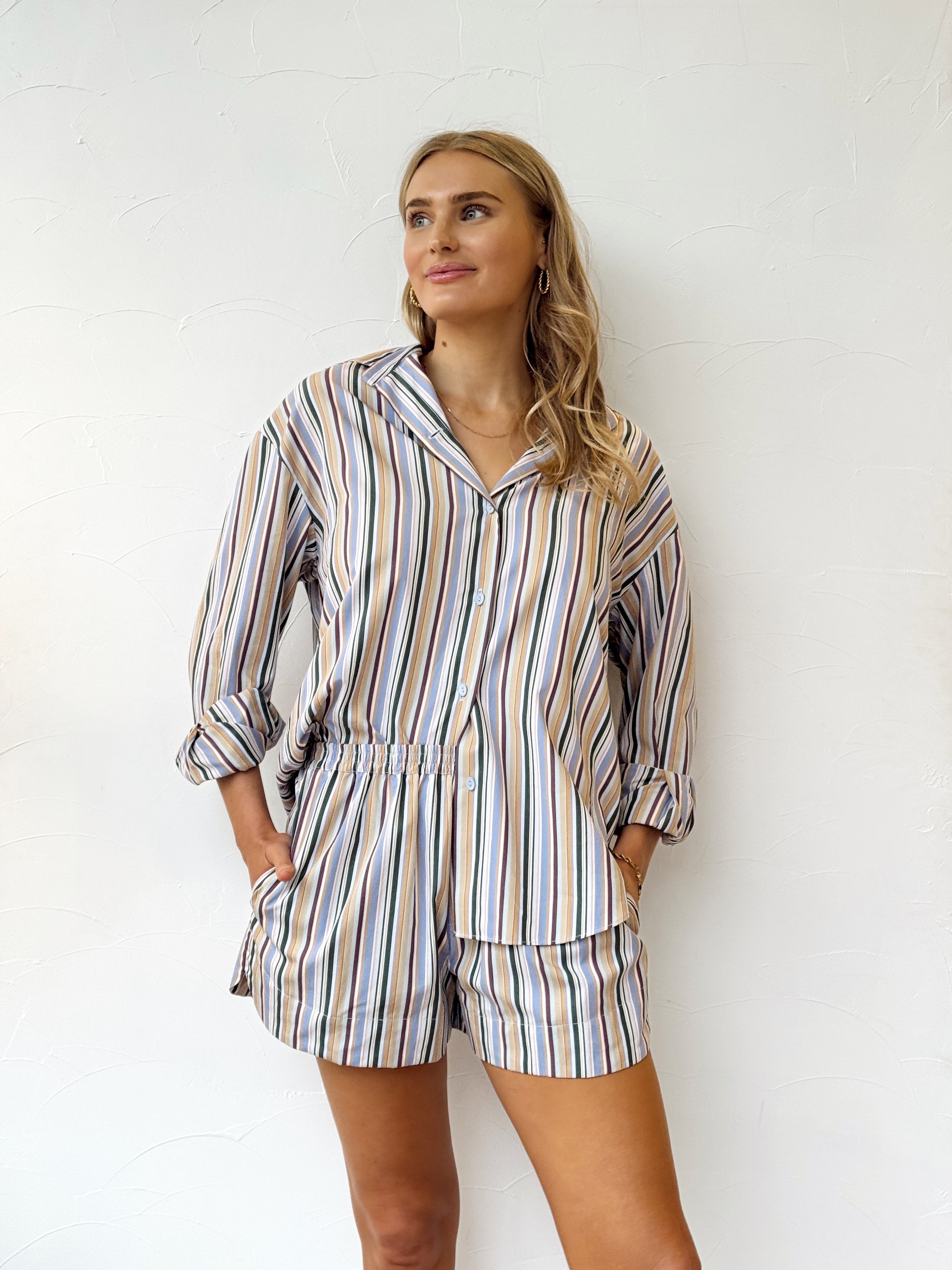 Lonia Shorts - Sifnos Stripe