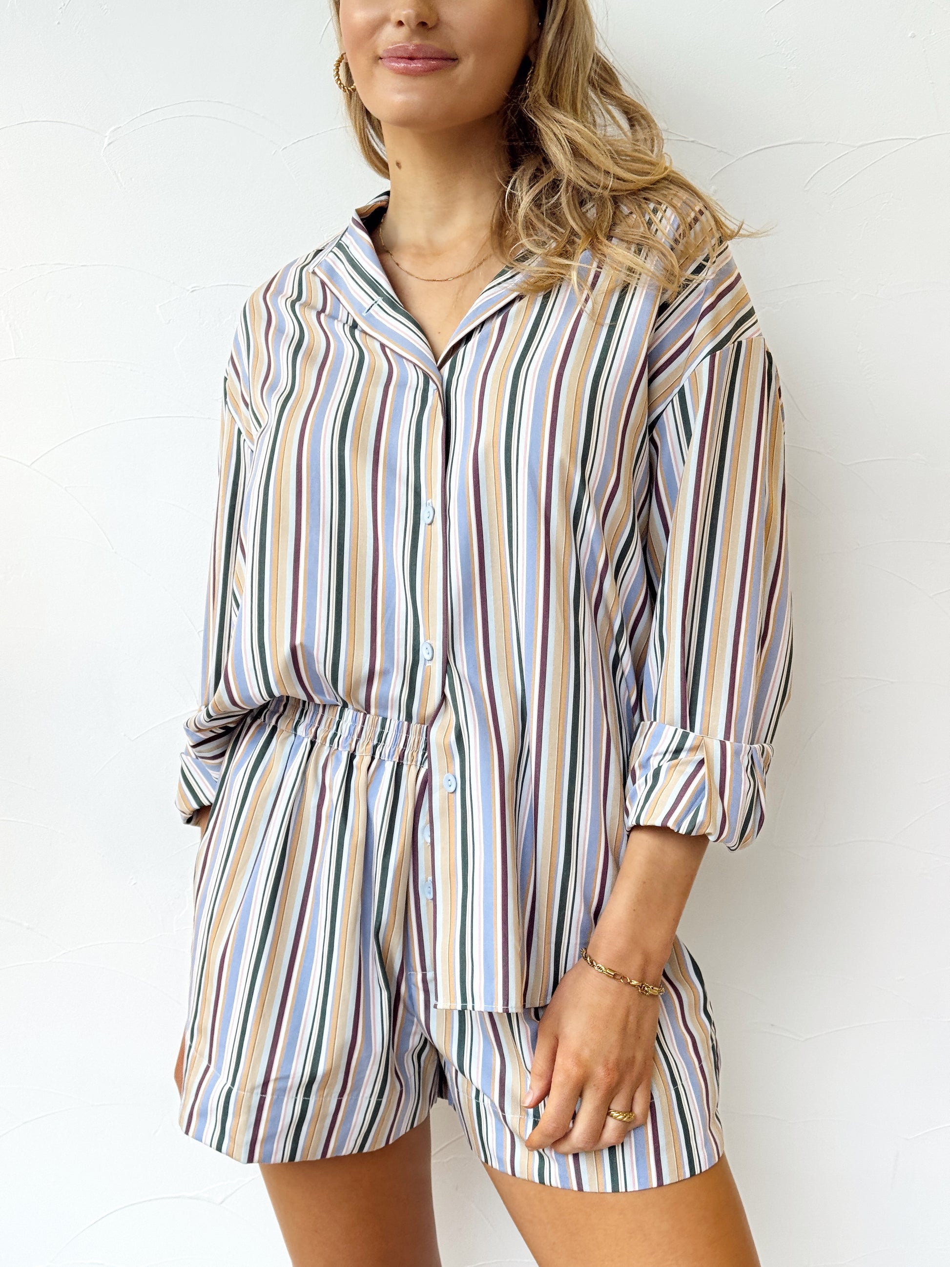 Lonia Shorts - Sifnos Stripe