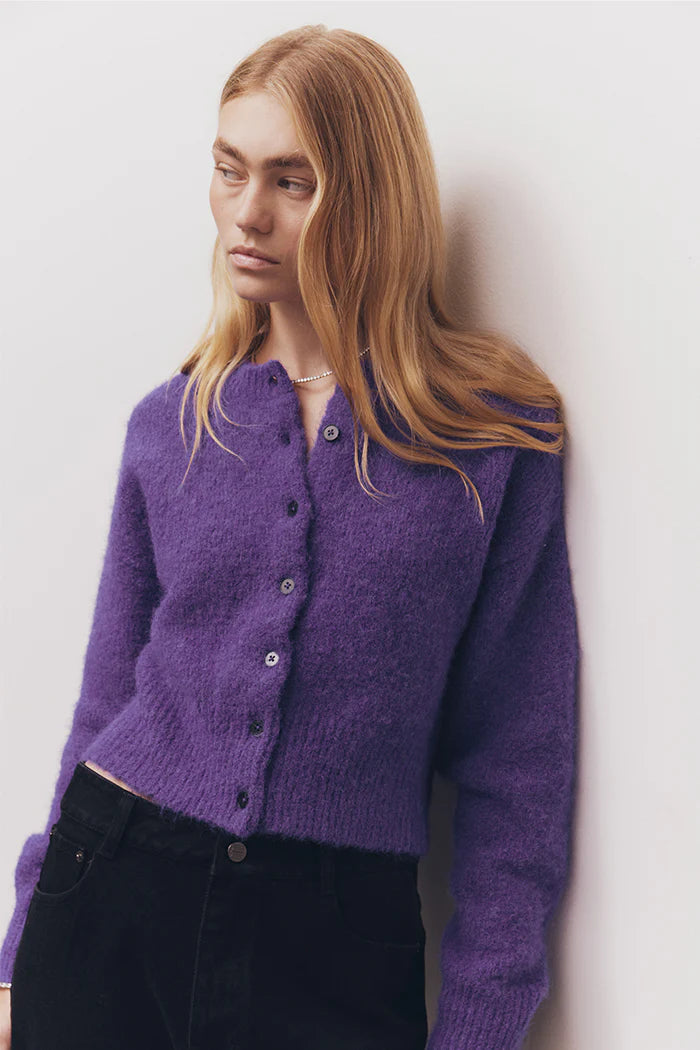 Marlo Cardigan - Purple