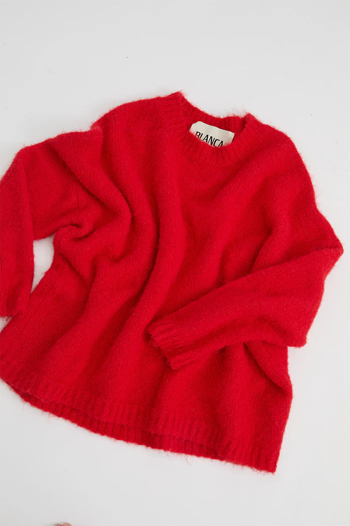 Rosmunda Sweater - Red