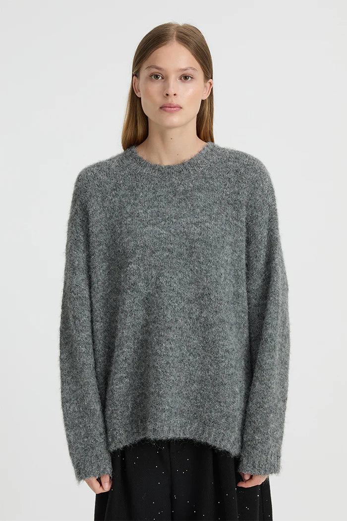 Rosmunda Sweater - Charcoal