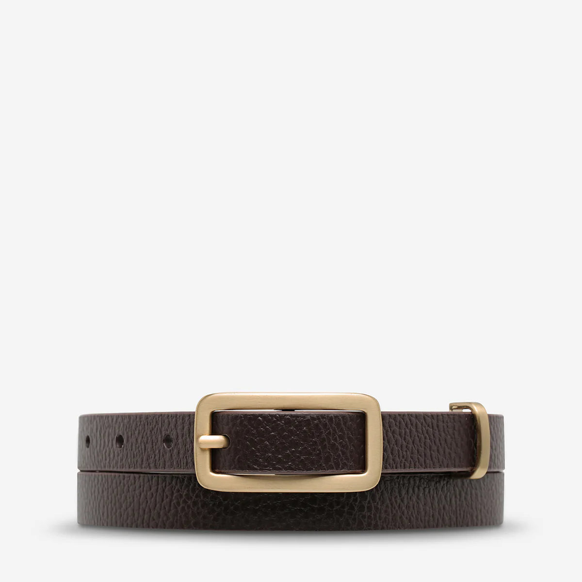 Muse Belt - Choc/Gold