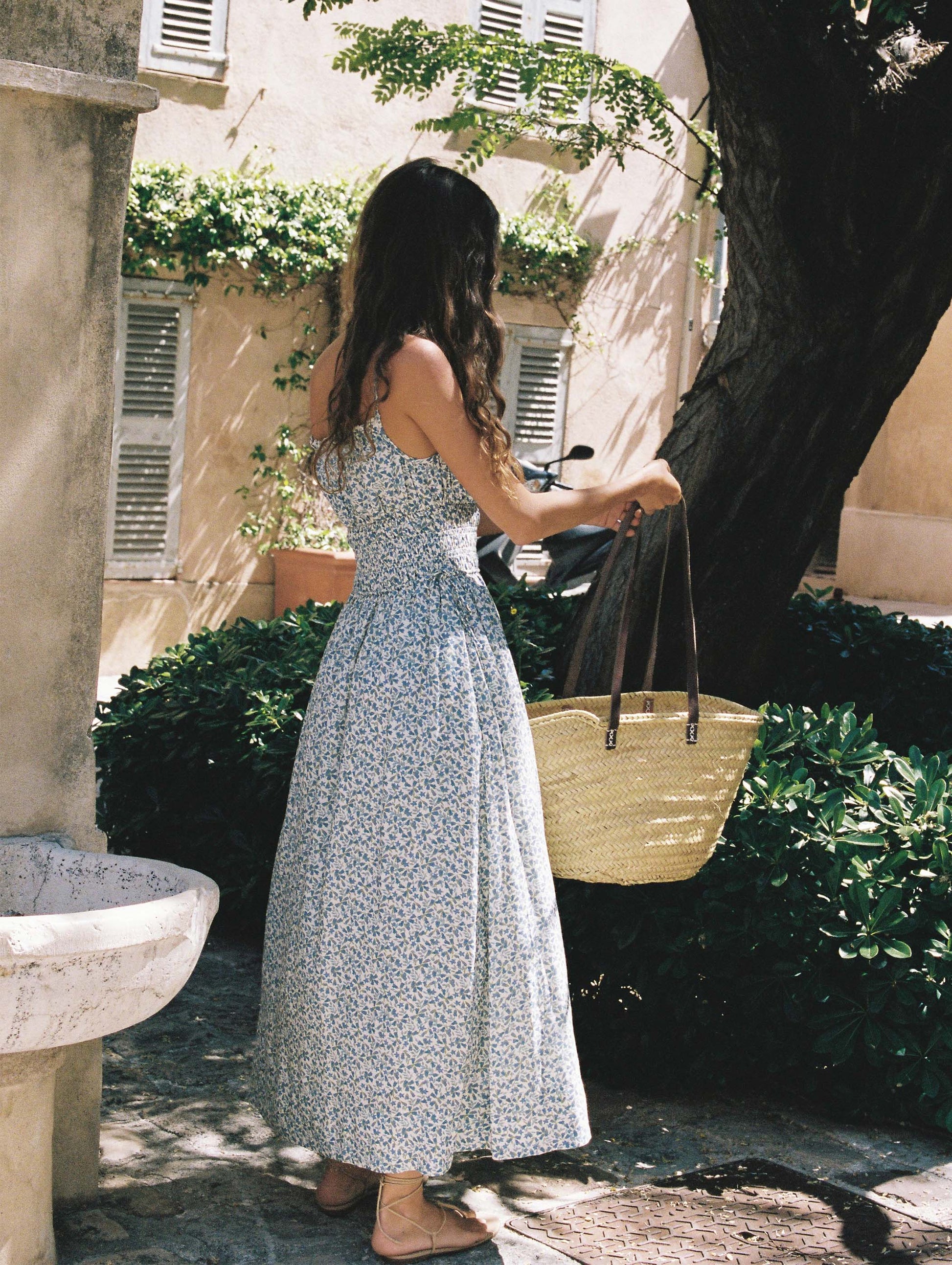Square Neck Sundress - Bluebell
