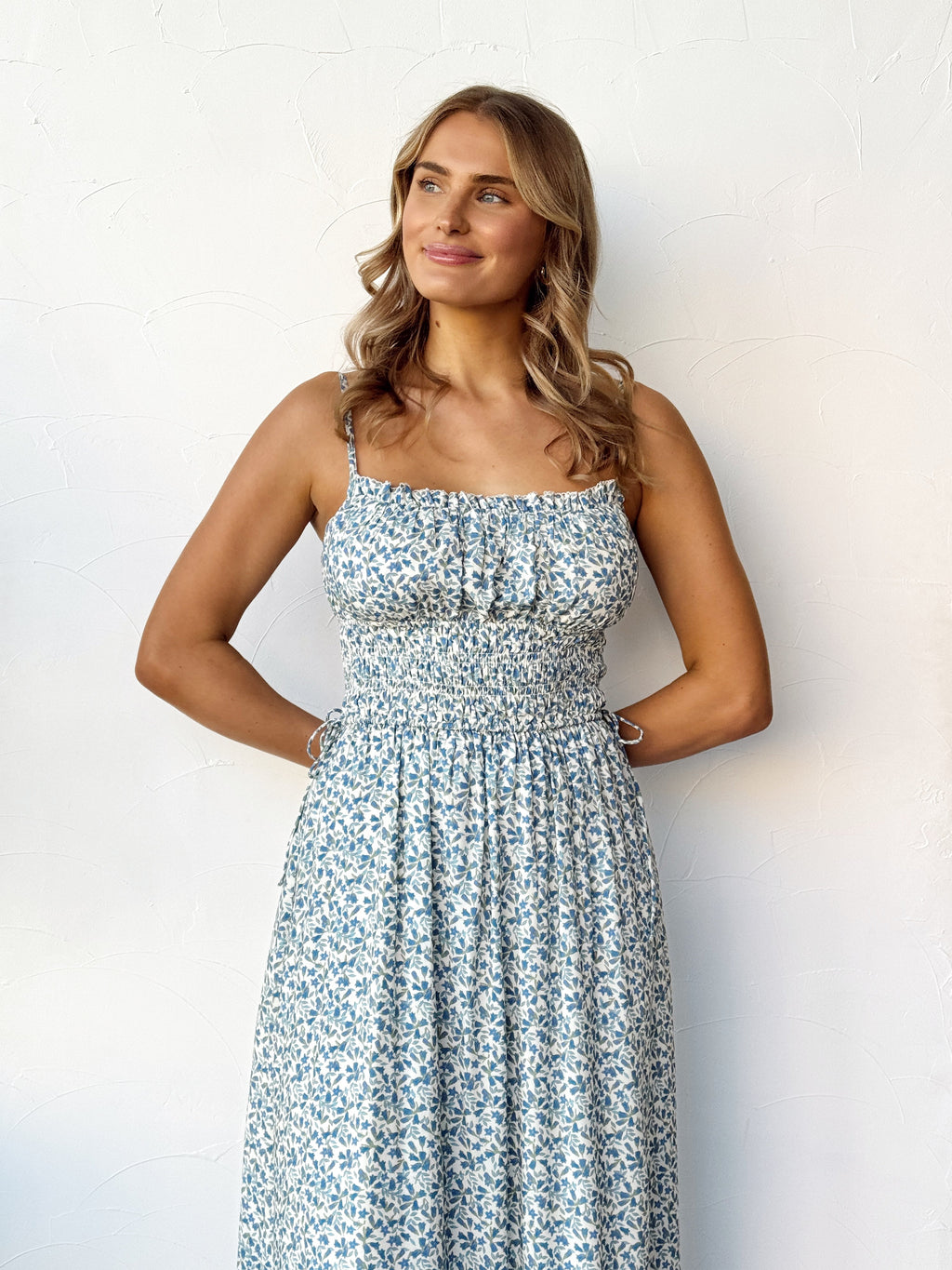 Square Neck Sundress - Bluebell