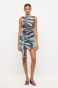Lucid Mini Dress - Martini Blue