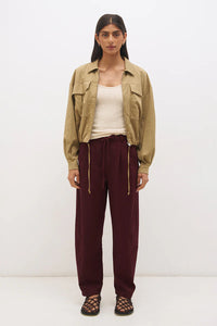 Alba Bomber Jacket - Soft Khaki