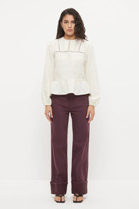 Selma Blouse - Cream
