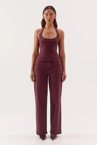 Blaine Denim Jeans - Vino