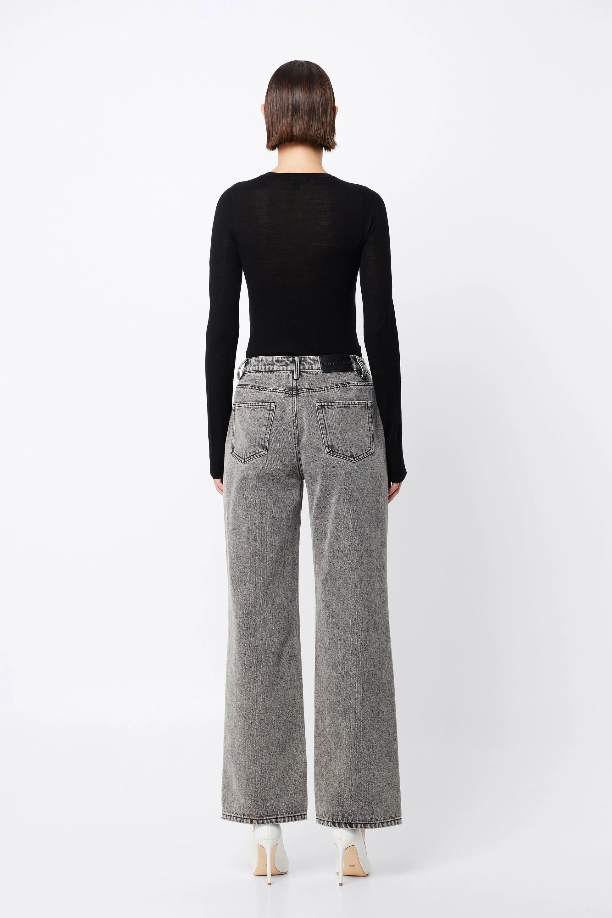 Maine Long Sleeve Merino Top - Black
