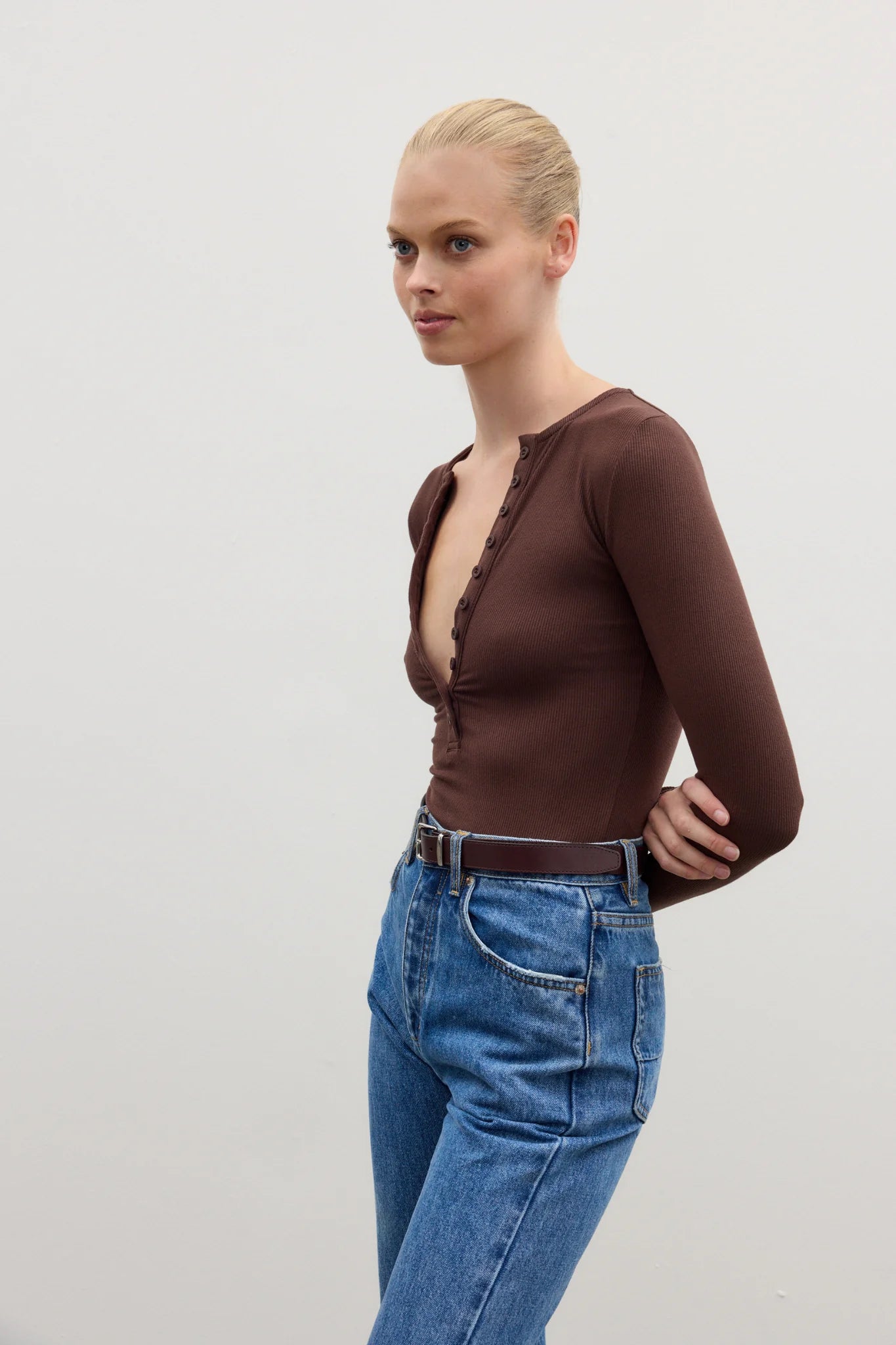 Lara Bodysuit  - Chocolate