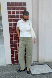Gigi Barrel Drill - Summer Olive