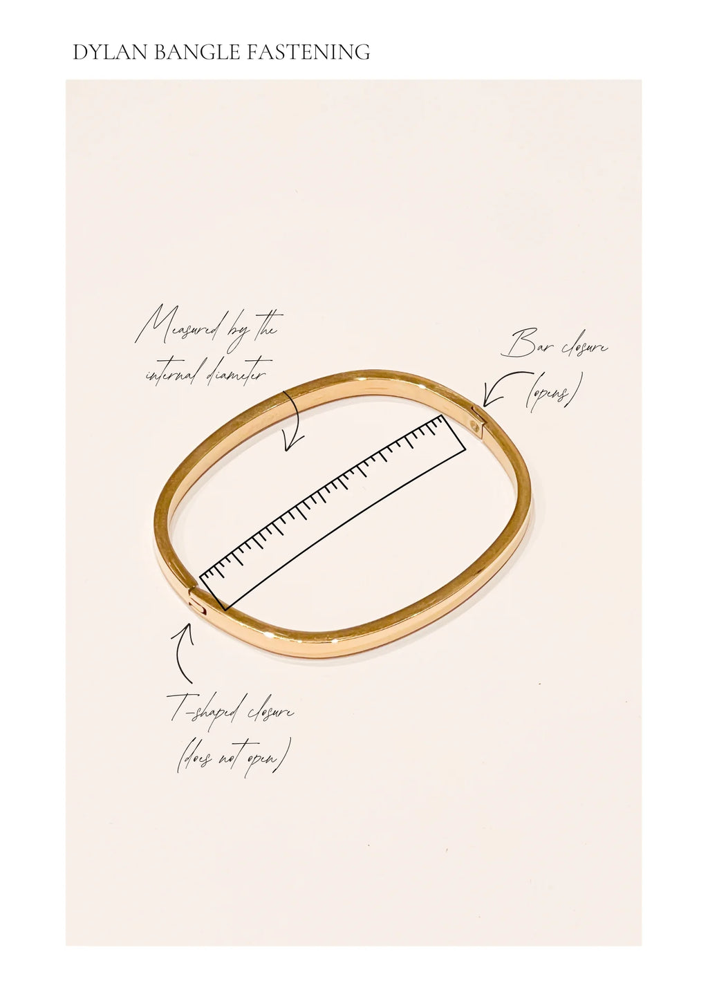 Dylan Bangle Gold - Plain (OS)