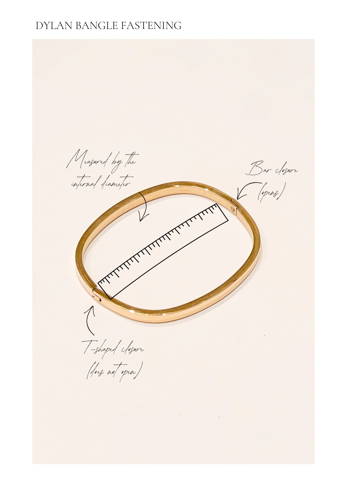 Dylan Bangle Gold - Plain (OS)