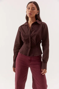 Marlowe Shirt - Espresso