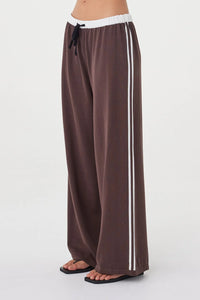 Tully Pant - Espresso & Cream