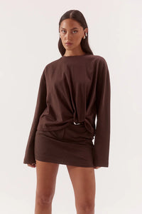 Izel Longsleeve - Espresso
