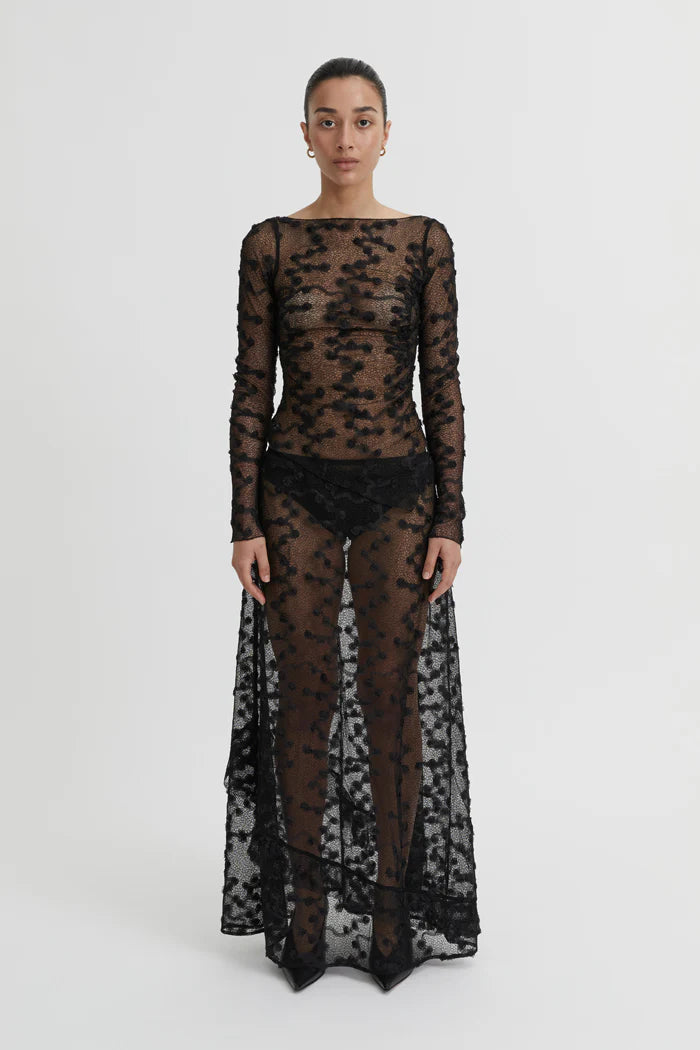 Giselle Lace Top - Black