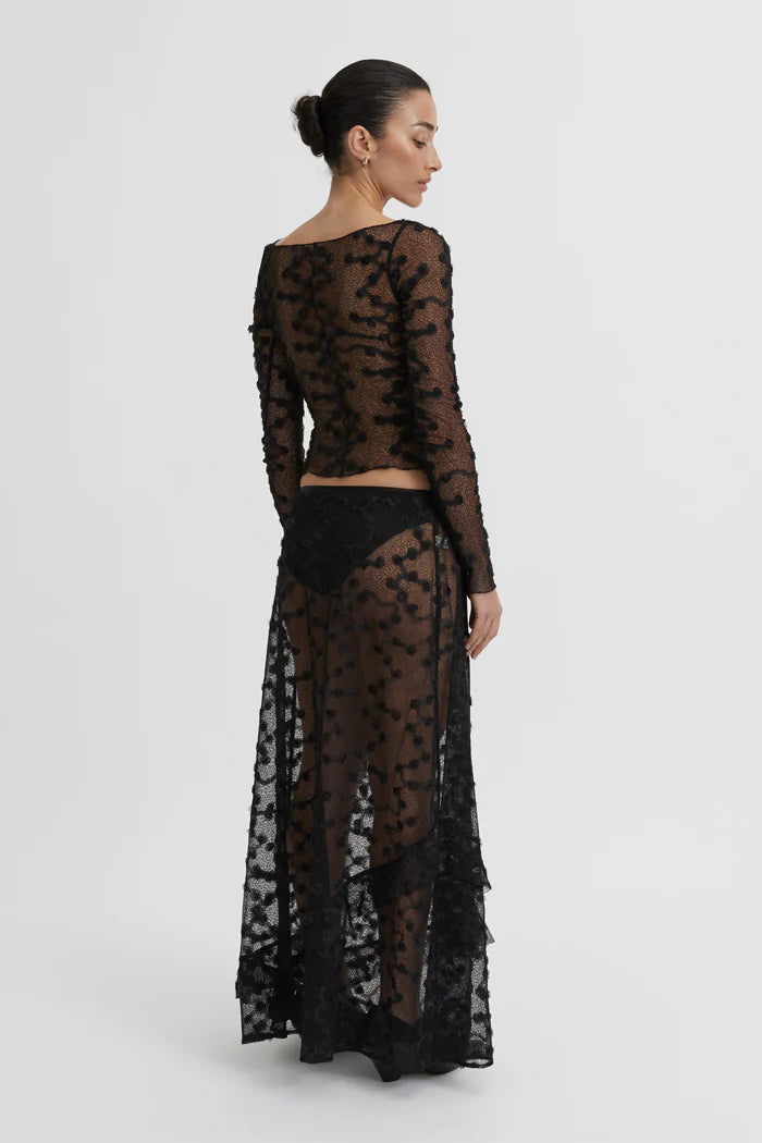 Giselle Lace Top - Black