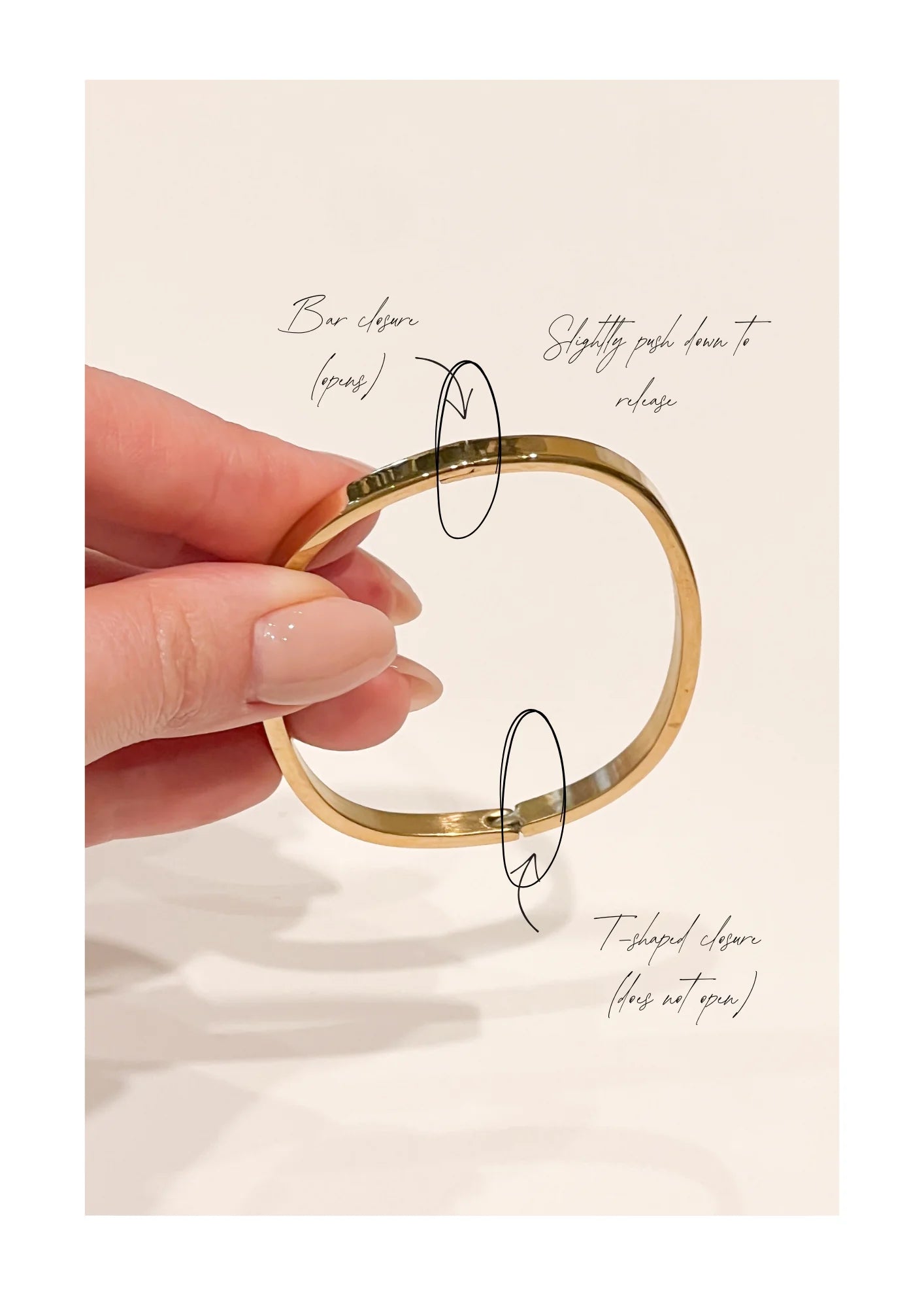 Dylan Bangle Gold - Plain (OS)