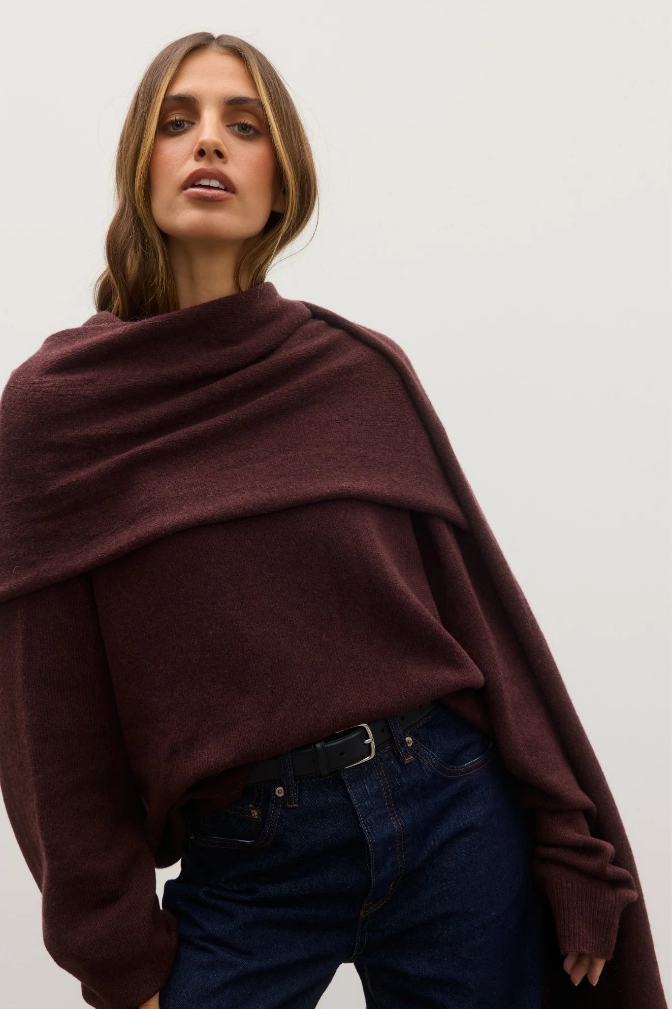 Soba Scarf - Plum