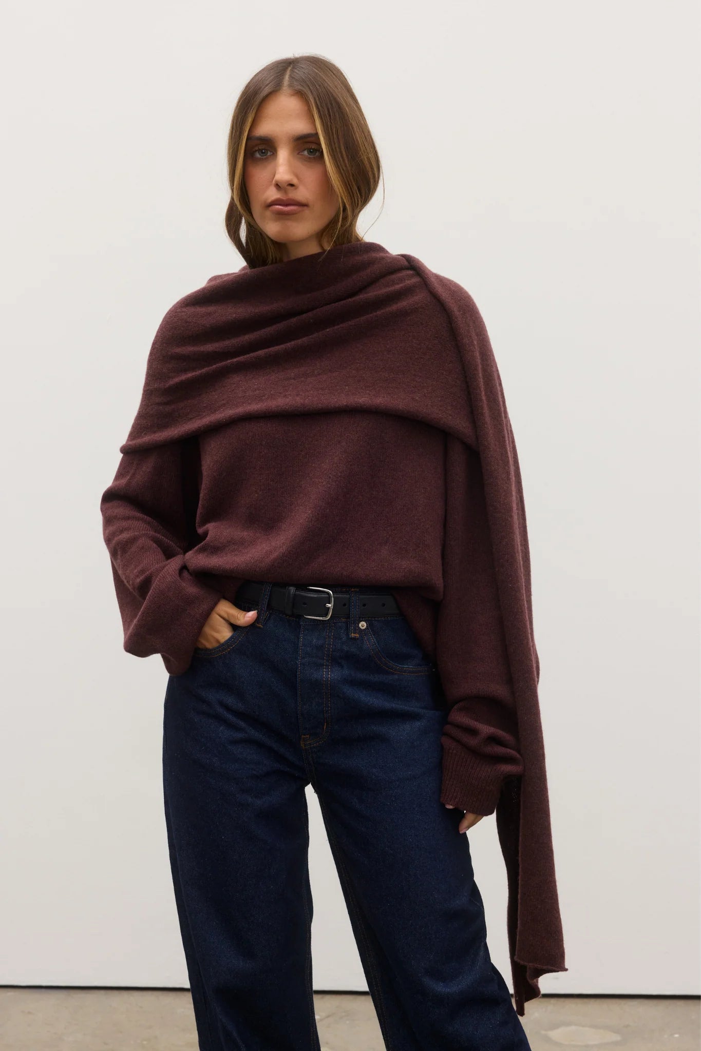 Soba Scarf - Plum