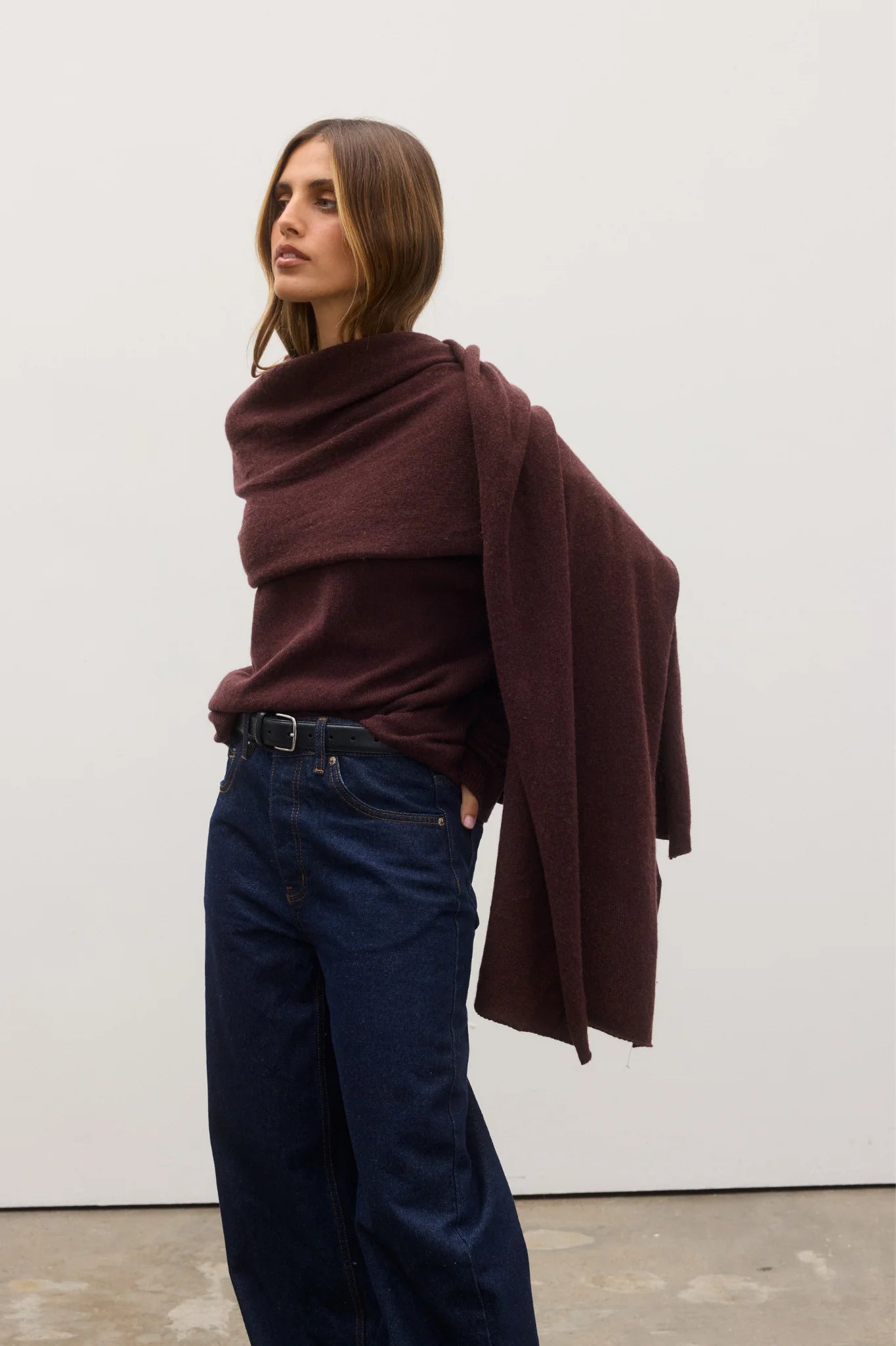 Soba Scarf - Plum