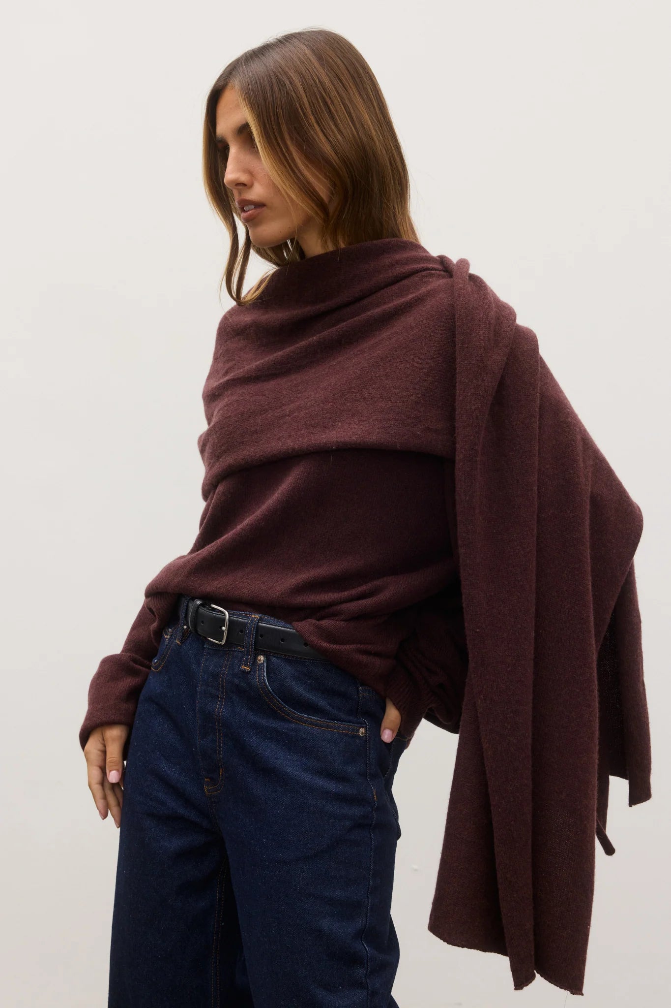 Soba Scarf - Plum