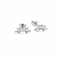 Alix Arch Studs - Silver