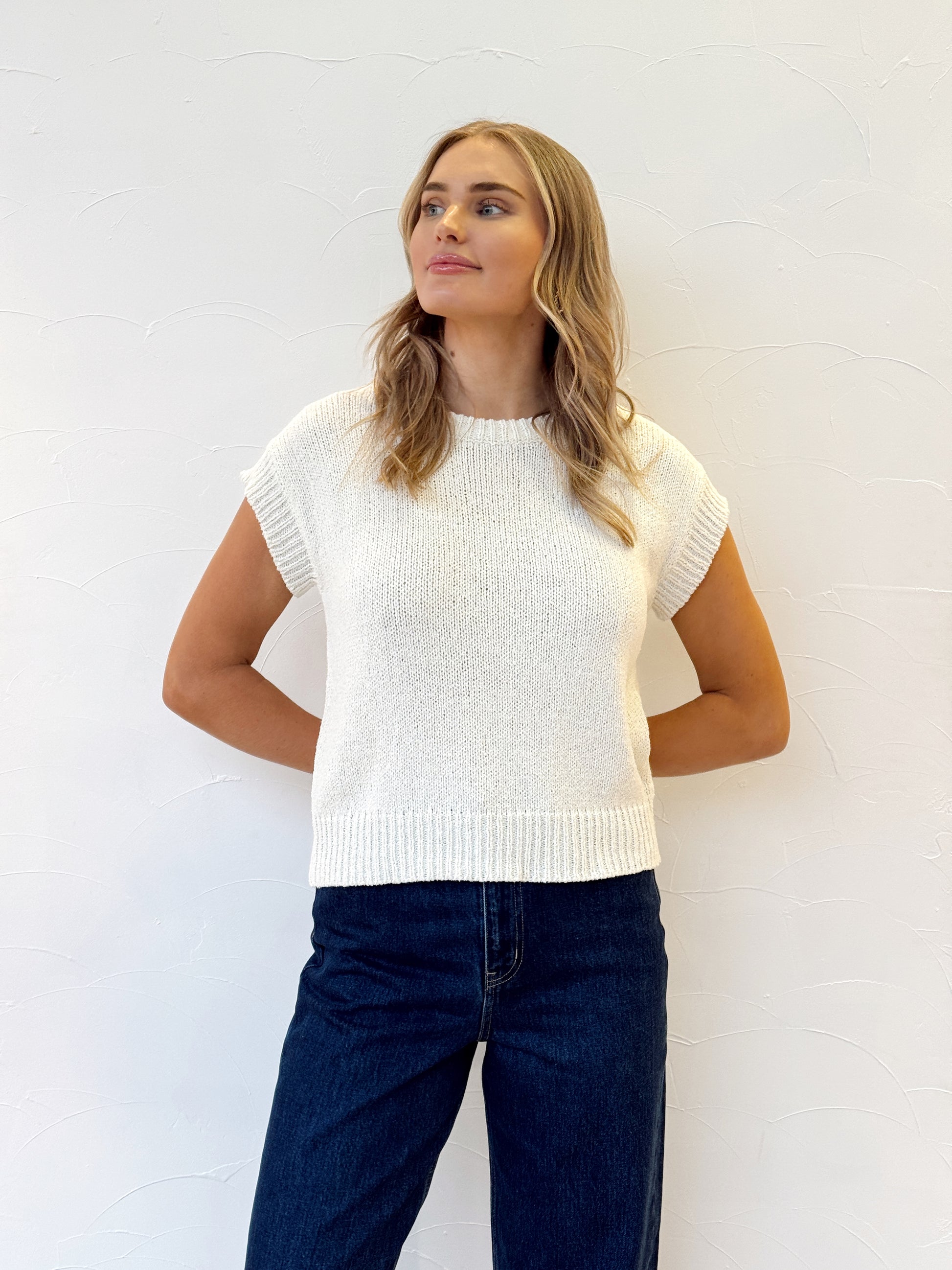Ayla Crochet Top - Ivory
