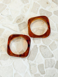 Gigi Resin Bangle - Amber