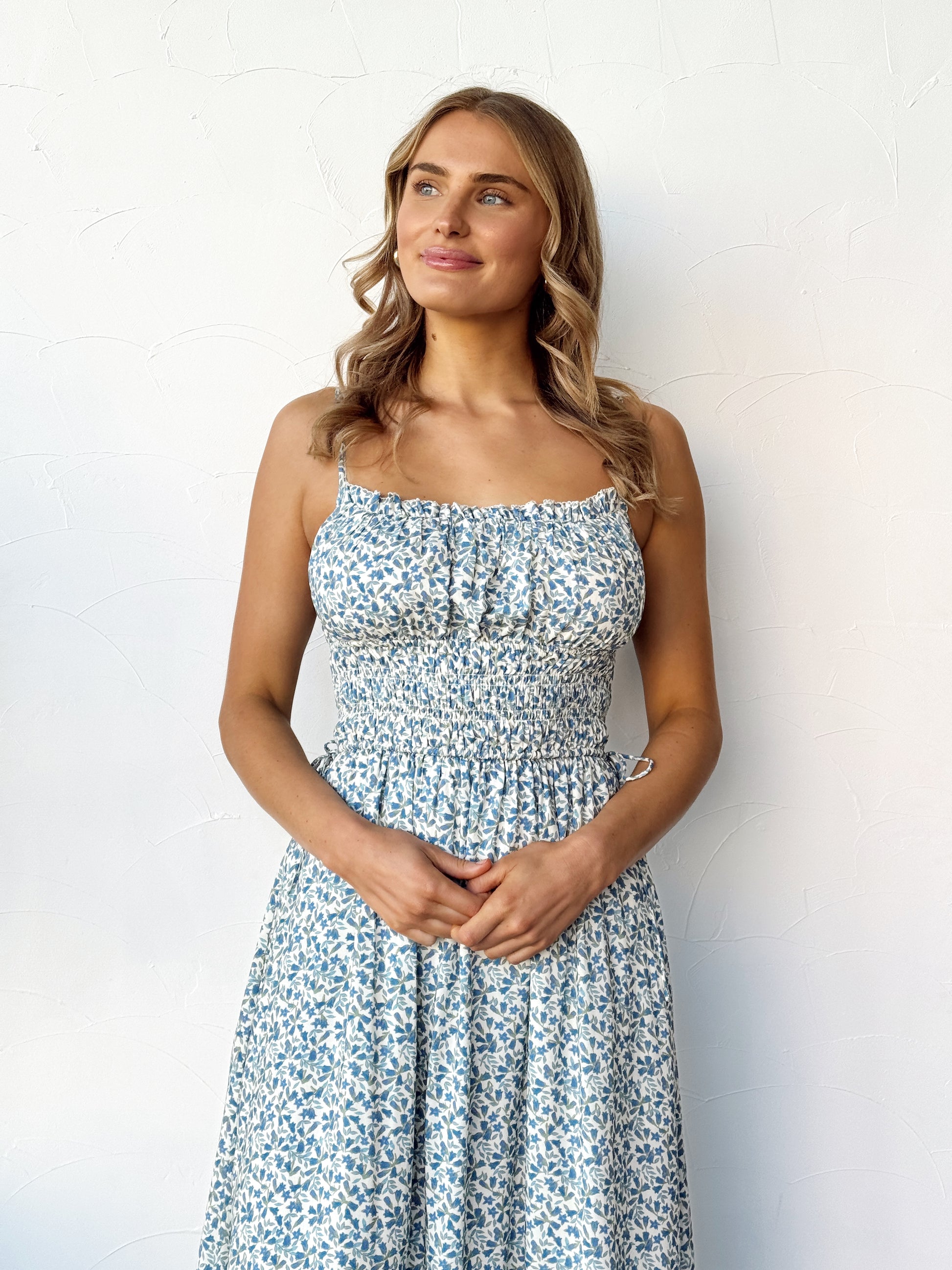 Square Neck Sundress - Bluebell