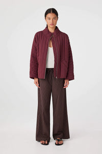 Tessa Jacket - Merlot