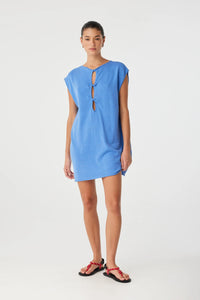 Pala Mini Dress - Pacific Blue