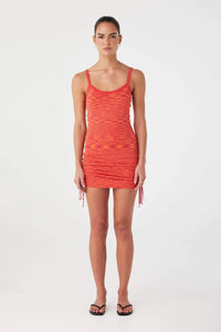 Emi Mini Dress - Coral