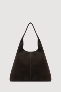 Neve Suede Shoulder Bag - Ganache