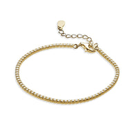 Daphne Fine Tennis Bracelet - Gold