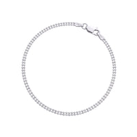Celia Double Dot Bracelet - Silver